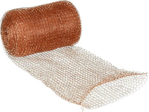 FlyBye Copper Mesh FlyByeMESH20 FlyBye Mesh for Pests and Bird Control, 20 ft, Small...