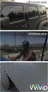 VViViD® One-Way Perforated Black Vinyl Privacy Window Film Adhesive Glass Wrap Roll (0.5ft x 54 inches)...