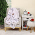 Disney Winnie The Pooh and Eeyore White Christmas Holiday Presents Super Soft Sherpa Baby Blanket...