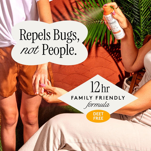 DEET-Free Insect Repellent with Picaridin, The 12 Hour Protection, DEET Alternative - Citrus + Sandalwood...