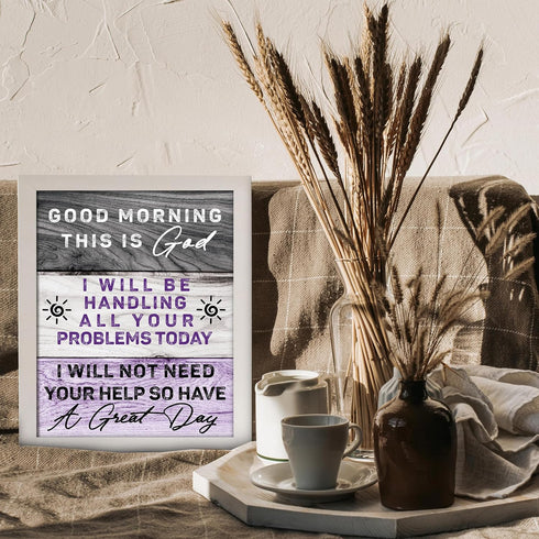 Posterizer 1 pcs-encouraging message from God-Religious Posters-Motivational & Inspirational Art-Gifts for Christians-Living Room Bedroom Decor- U...