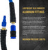Master Elite Series 7 Piece Air Hose Fittings Set Kit - 2 Universal Air Couplers & 5 I/M Industrial Type Plugs, 1/4" NPT Male & Female Threads - A...