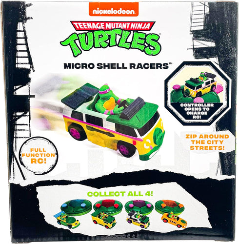 Teenage Mutant Ninja Turtles 3" Micro Shell Racers, Donatello, Ages 5+ - 2.4 Ghz Rc Vehicle with Turtle Half Shell Controller - Collect All 4!...