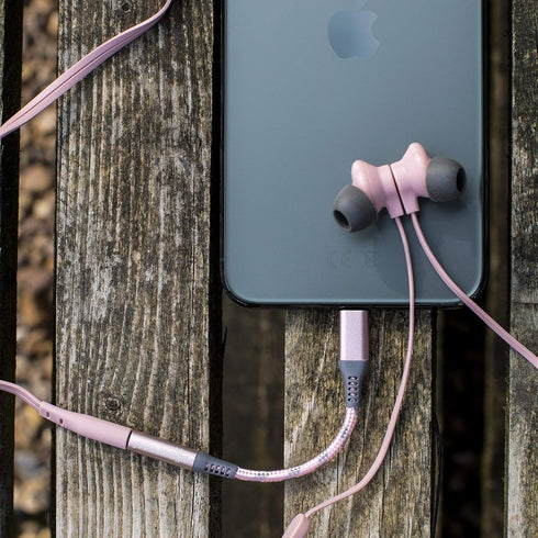 BoomPods Audioline MFI Certified Connector - 3.5mm AUX Jack Headphone Lightning Audio Adapter Braided Cable Cord Connector for iPhone Headphones.....