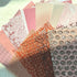 Aromoty 15 sheets Handmade Scrapbook Paper Craft Mesh Fabric Scrapbooking Supplies Paper Aesthetic Morandi Textured Special Paper Mix for Junk Jou...