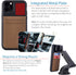 Dockem BIO Wallet Case for iPhone 11 Pro: Friendly Materials, Magnetic Mounting & 2 Credit Card Holder Slots (5.8" M2B, Black & Tan)...