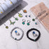 LOLIAS 15Pcs Mood Rings with Mood Necklaces Bracelets and Earrings, Adjustable Temperature Sensing Color Changing Mood Rings, Metal, No Gemstone...