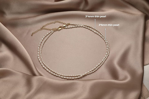 Round White Simulated Shell Pearl Necklace Strand | Pearl Choker Necklace | Jewelry for Women Mother...