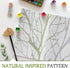 FMFUNCTEX Valance Curtain for Kitchen Bathroom Bedroom Green and Grey Branch Print on Linen Window Valances for Living Room Rod Pocket Window Trea...