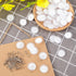 60 Pack Self-Adhesive Ceiling Hooks for Hanging,Damage-Free No-Drill Ceiling Discs, Removable Transparent Wall Hanger for Festival Wedding Birthda...