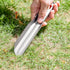 Navaris Ultralight Titanium Backpacking Shovel - Lightweight Camping Trowel Multitool with Ruler Lines - Includes Protective Sleeve...