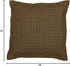 Tea Cabin Rustic 12"x12" Patchwork Pillow Green Thanksgiving Cotton Square Bedroom Decor...