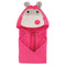 Hudson Baby Unisex Baby Cotton Animal Face Hooded Towel, Pink Hippo, One Size...