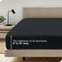 Bare Home Fitted Bottom Sheet Queen - Premium 1800 Microfiber - Ultra-Soft Wrinkle Free - Deep Pocket - Fitted Sheet (Queen, Black)...