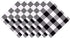 Yourtablecloth Buffalo Plaid 100% Cotton Cloth Checkered Dinner Table Napkins – Vibrant Colors – Soft & Super Absorbent Napkins 20 x 20 Set of 6 B...