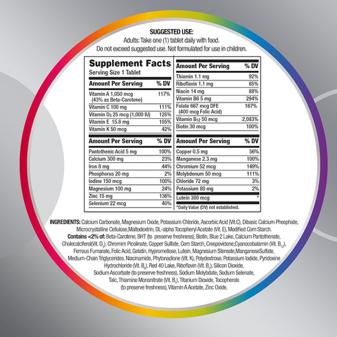 Centrum Silver Women's Multivitamin for Women 50 Plus, Multivitamin/Multimineral Supplement with Vitamin D3, B Vitamins, Non-GMO Ingredients, Supp...