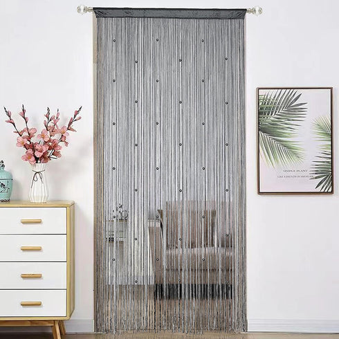 Beaded Curtain Beads Door String Curtains Ideal for Living Room Decor Wall Hanging Fringe Doorway Divider Bedroom Backdrop Hippie Window Closet Pr...