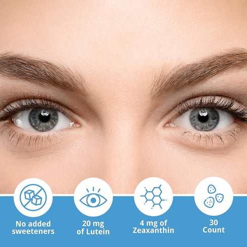Dr Vitamin Blue Light Support, Lutein Eye Gummies, Ideal Eye Health Supplements, Nourishes and Protects Healthy Eyes with Zeaxanthin, AREDS 2 Gumm...