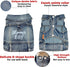 Dog Jeans Jacket Mommy's Boy Denim Pet Coat for Puppy Small Dogs Classic Overalls Male Cat Costumes Washed Vest Clothes Outfit T-Shirts Chihuahua,...