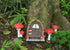 Fairy Door and Mushrooms for Trees, Glow in The Dark Gnome Home Door, Garden Tree Decor Kit with Adorable Mushrooms (Fairy Door with Mushrooms)...