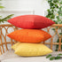 UGASA Outdoor Waterproof Pillow Covers Pack of 2 Weaving Texture Water Resistant Outside Decorative Pillow Cases for Patio Garden Porch Yard Bench...