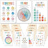 24 Option Colorful Mental Health Posters, 12 Pieces Anxiety Therapy Motivational Poster Counseling Office Must Haves, School Counselor Supplies fo...
