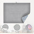 Grey Yellow Dish Drying Mats 18x24 Inch,Abstract Art Dish Pad Drying Rack Mat for Kitchen Counter Ultra Absorbent Microfiber Dishware Coffee Maker...