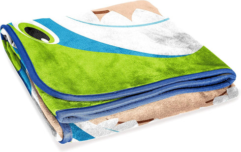 Jay Franco Cocomelon JJ Baby Shark Kid's Plush Throw Blanket - 46" x 60" Soft Fleece Blanket for Toddlers, Cozy, Fade Resistant...