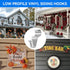 MIUKAA Vinyl Siding Hangers Hooks (8 Pack), Sturdy No Hole Hooks for Hanging Outdoor, Clips to Hang String Lights & Decorations, Garland Wreath Ha...