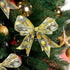 Gold Ribbon for Christmas Tree 2.5 Inch 6 Rolls 36 Yards Gold Christmas Ribbon Gold Ribbon,Wired Holiday Party Ribbons Assorted Patterns Decoratio...