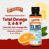 Barlean's Total Omega 3 6 9 Orange Crème Liquid Fish Oil Supplement with Borage and Flaxseed Oil, 2,400 mg of Omegas EPA and DHA Plus GLA for Join...