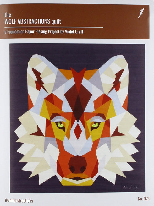 Violet Craft Wolf Abstractions Quilt Pattern...