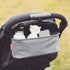 Diono Buggy Buddy Universal Stroller Organizer with Cup Holders, Secure Attachment, Zippered Pockets, Safe & Secure, Gray...
