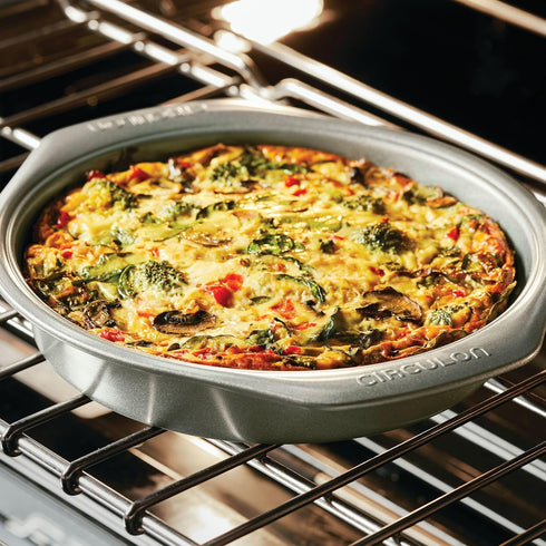 Circulon Nonstick Bakeware Nonstick Baking Pan / Nonstick Cake Pan, Round - 9 Inch, Gray...