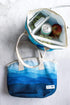 Waves of Change Insulated Recycled Plastic Small Lunch Satchel - 6 Can Capacity, Waves...