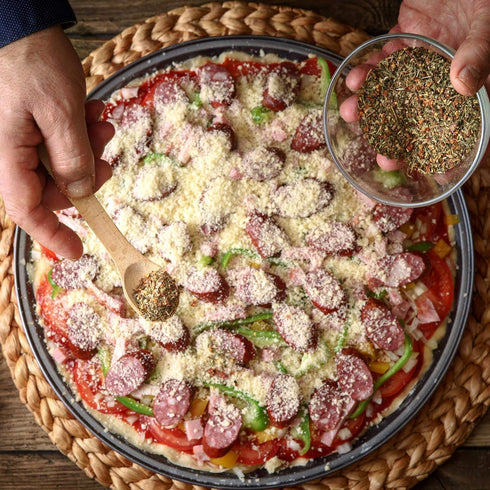 The Spice Lab Green Bell Pepper - Sweet Dehydrated Green Bell Pepper Flakes - French Jar - Kosher Vegan Seasoning - Great for Pizza Seasoning or T...