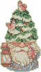 Mill Hill Evergreen Gnome Counted Cross Stitch Ornament Kit 2023 Jim Shore Woodland Gnomes JS202312, 3.5 x 6.25 inches, Multi...