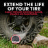 GlueTread External Patch Kit - for Tubeless Tires - No Need to Remove Tire - Kit Includes Enough Material to Patch 4 Tires - ATV Sidewall Repair K...