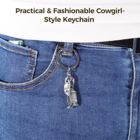 Lnrueg 20 PCS Hat Boot Horseshoe Keychains, Key Rings Western Cowgirl Keychains, Equestrian Keychains, Horse Lover Gift Cowboy Keychain Gifts for ...