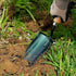 Japanese Garden Shovel Small Portable Hand Tool for Digging and Transplanting, Heavy Duty Japanese Steel Wood Handle, Made in Japan, Soil Scoop To...