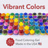 Ann Clark Cookie Cutters Professional-Grade Gel Food Coloring Made in USA .7 oz, 12 Colors...