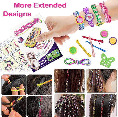 Yazhiji 134pcs Friendship Bracelet Making Kit Toys for Teen Girls, Ages 6 7 8 9 10 11 12 Year Old Girl Gifts, Birthday Party Present Arts and Craf...