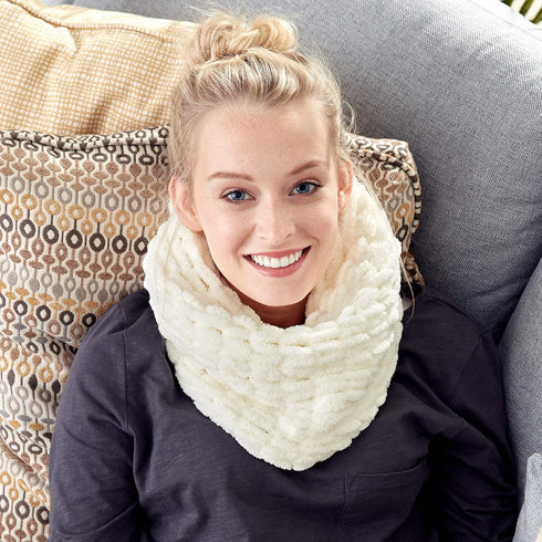 Bernat Alize Blanket-EZ Yarn, Cream...