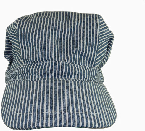 Child's Blue Engineer Train Conductor Hat...