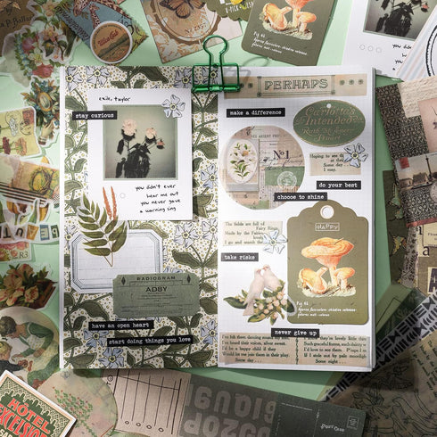 YagCu Aesthetic Scrapbook Kit, Junk Journal Scrapbooking Supplies, Vintage Journaling Set Bullet Journals Material, Large Collection for Teen Girl...