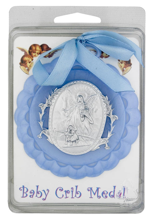 Guardian Angel Crib Medal (Blue)...