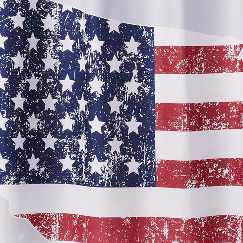 SKL Home Patriotic 4th of July American Pride Shower Curtain, 70" x 72", Multi...