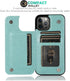 for iPhone 11 Pro Wallet Case, Premium Leather Phone Case Wallet for Women with Card Holders & Magnetic Lock, Embossed Butterfly Case for iPhone 1...