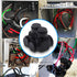 OhLectric Multi Cable Connectors with 2 Port 250 MCM-#6-2 - Dual Entry Splice Electrical Power Connector - Black Insulated Vinyl Coated Wire Conne...
