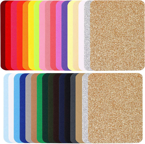 AUGSHY 33 Pcs Iron On Patches, 31 Colors Great for Jeans Crafts...